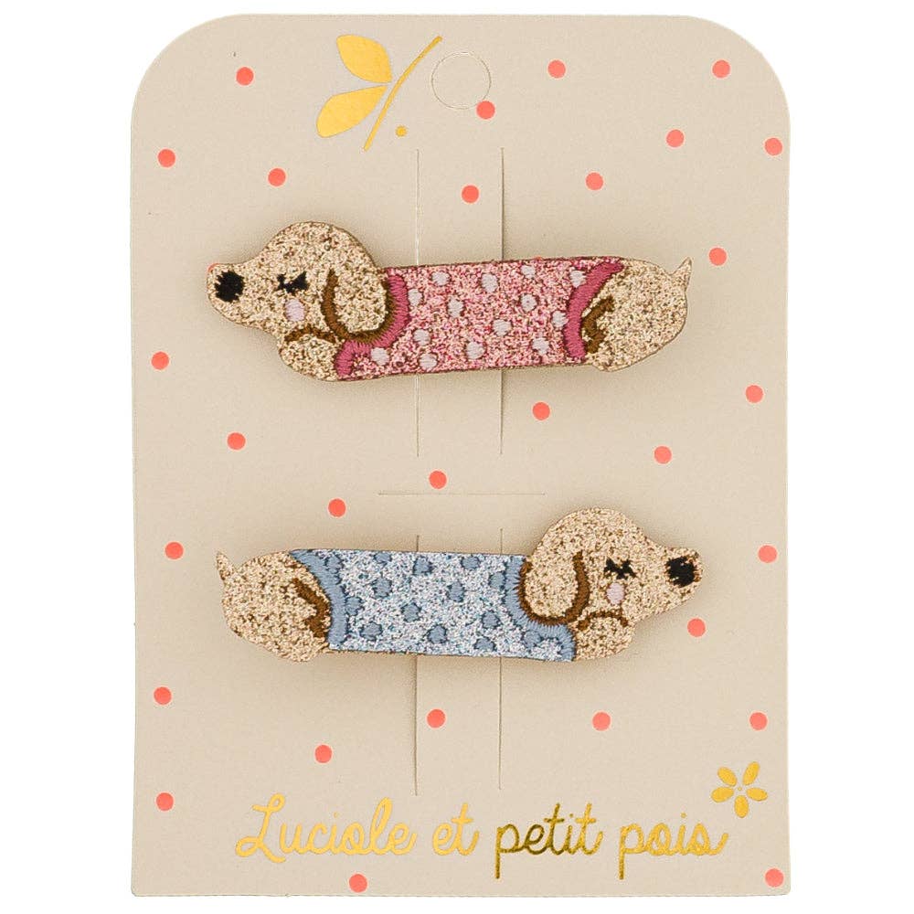 Dachshund Hair Clips