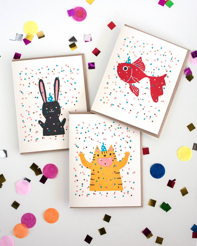 Confetti Bunny Card