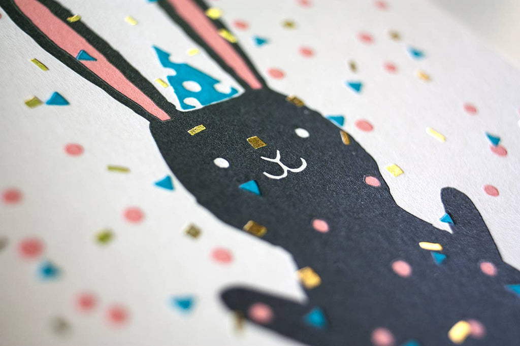 Confetti Bunny Card