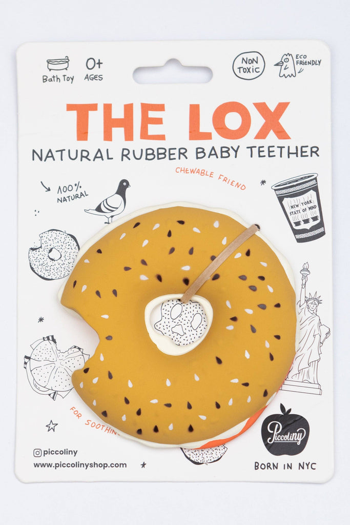 The Lox  Natural Rubber Baby Teether