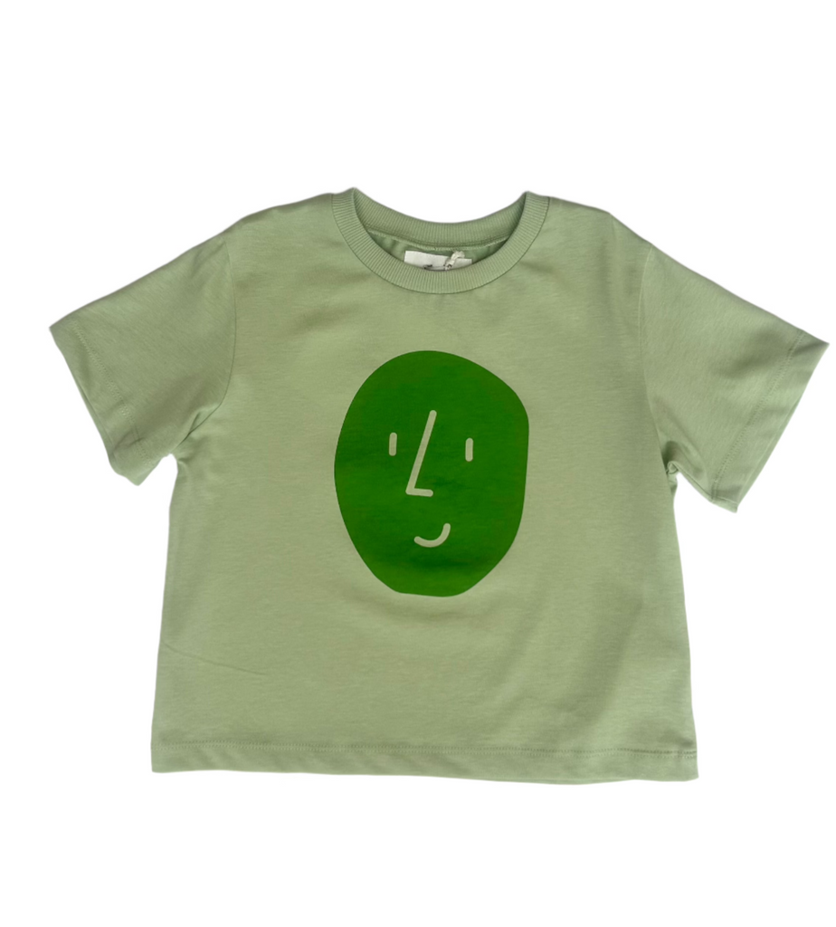Kids Organic Cotton Potato Tee | Green