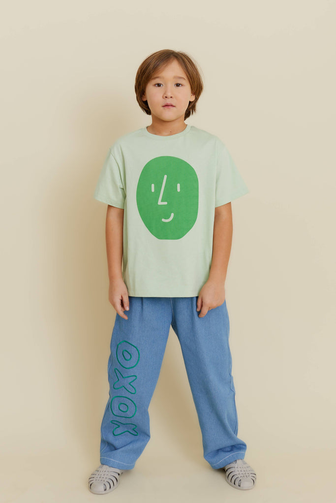 Kids Organic Cotton Potato Tee | Green
