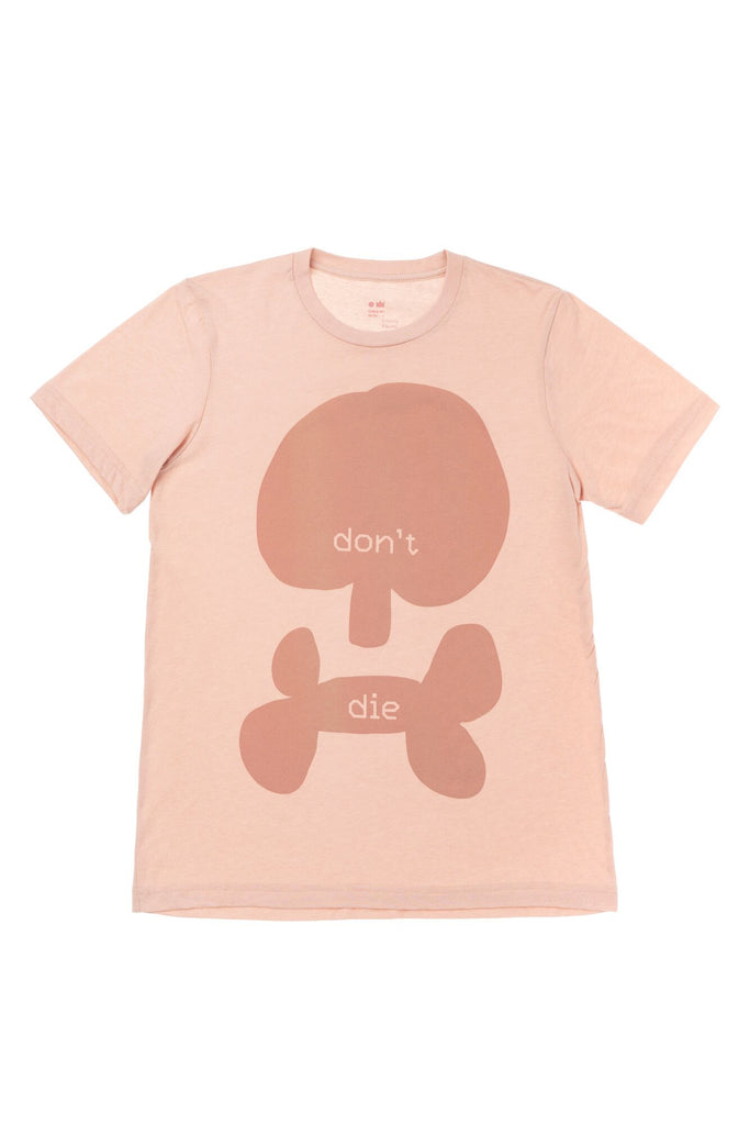 Don't Die T-shirt | Scull | Peach - OMAMImini