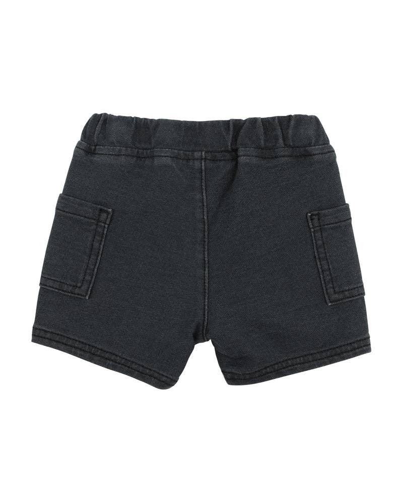 Baby Milo Terry Shorts | Coal