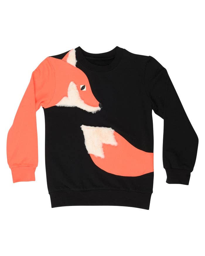 Fox Kids Sweatshirt | Black