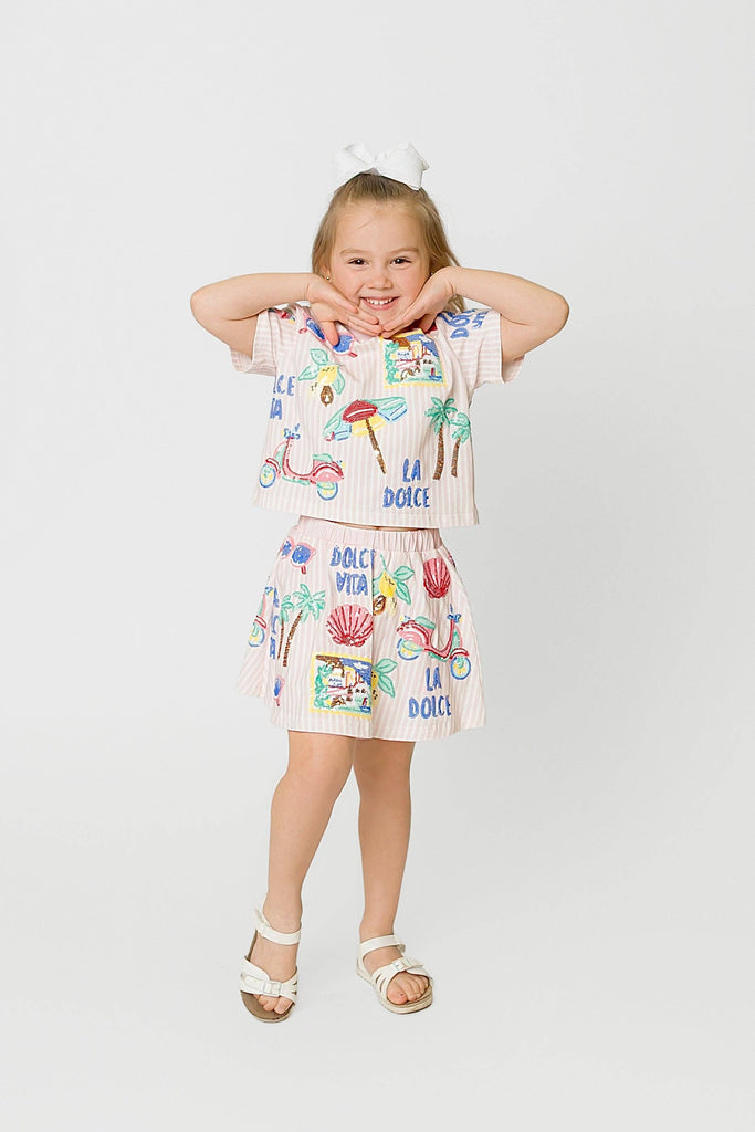 Girls La Dolce Vita Skort