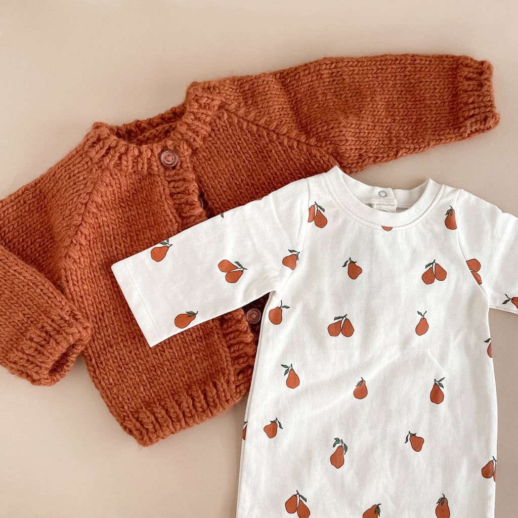 Baby Cardigan Sweater | Cinnamon
