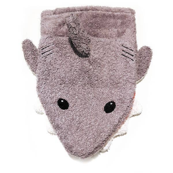 Kids Organic Cotton Animal Washcloth | Shark