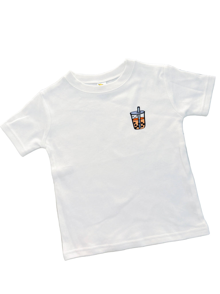 Toddlers Boba Tee | White