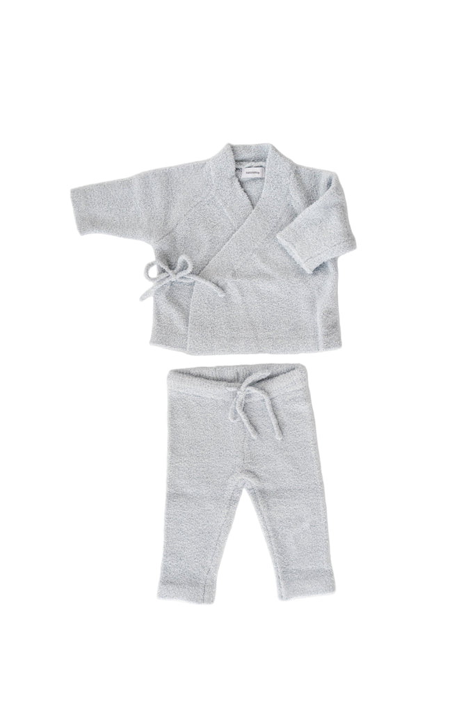 Baby Cozy Kimono Set | Light Blue