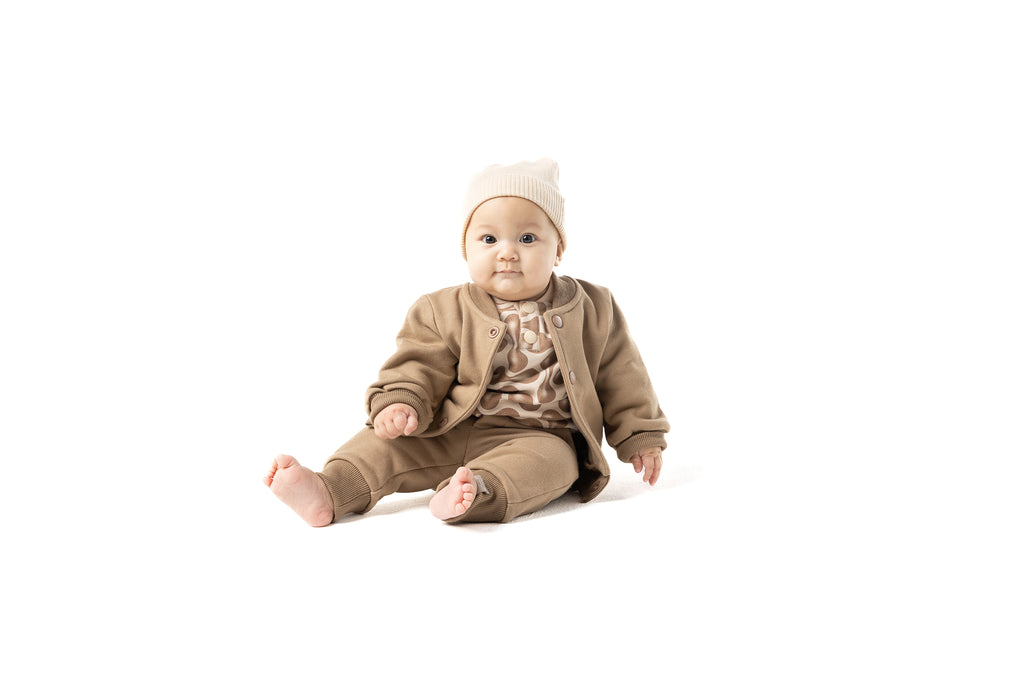 Baby Terry Joggers - Brown l OM713