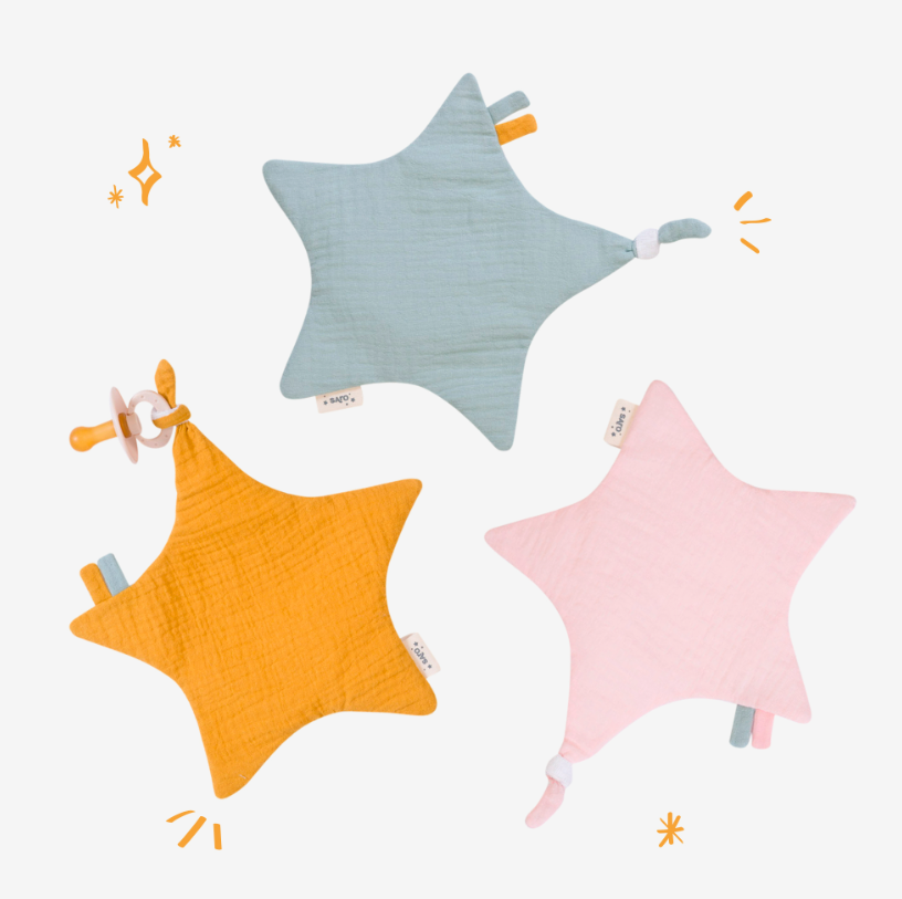 Crinkle Star | Nude Pink