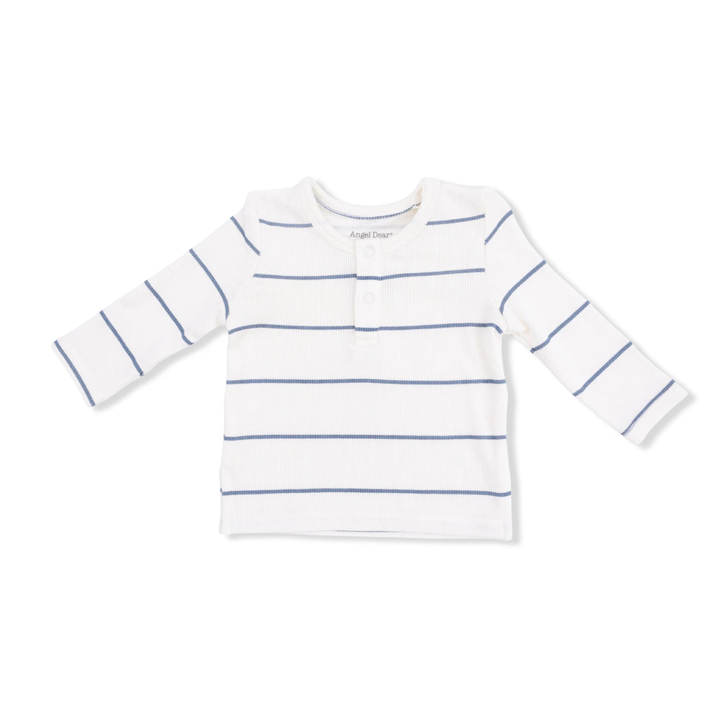 Baby Stripe Long Sleeve & Pant Set | Blue