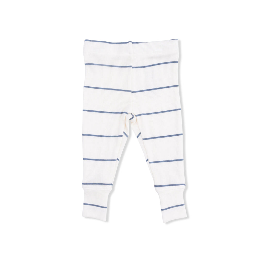 Baby Stripe Long Sleeve & Pant Set | Blue