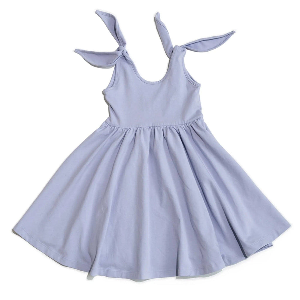 Girls Bow Tank Ballet Dress | Periwinkle