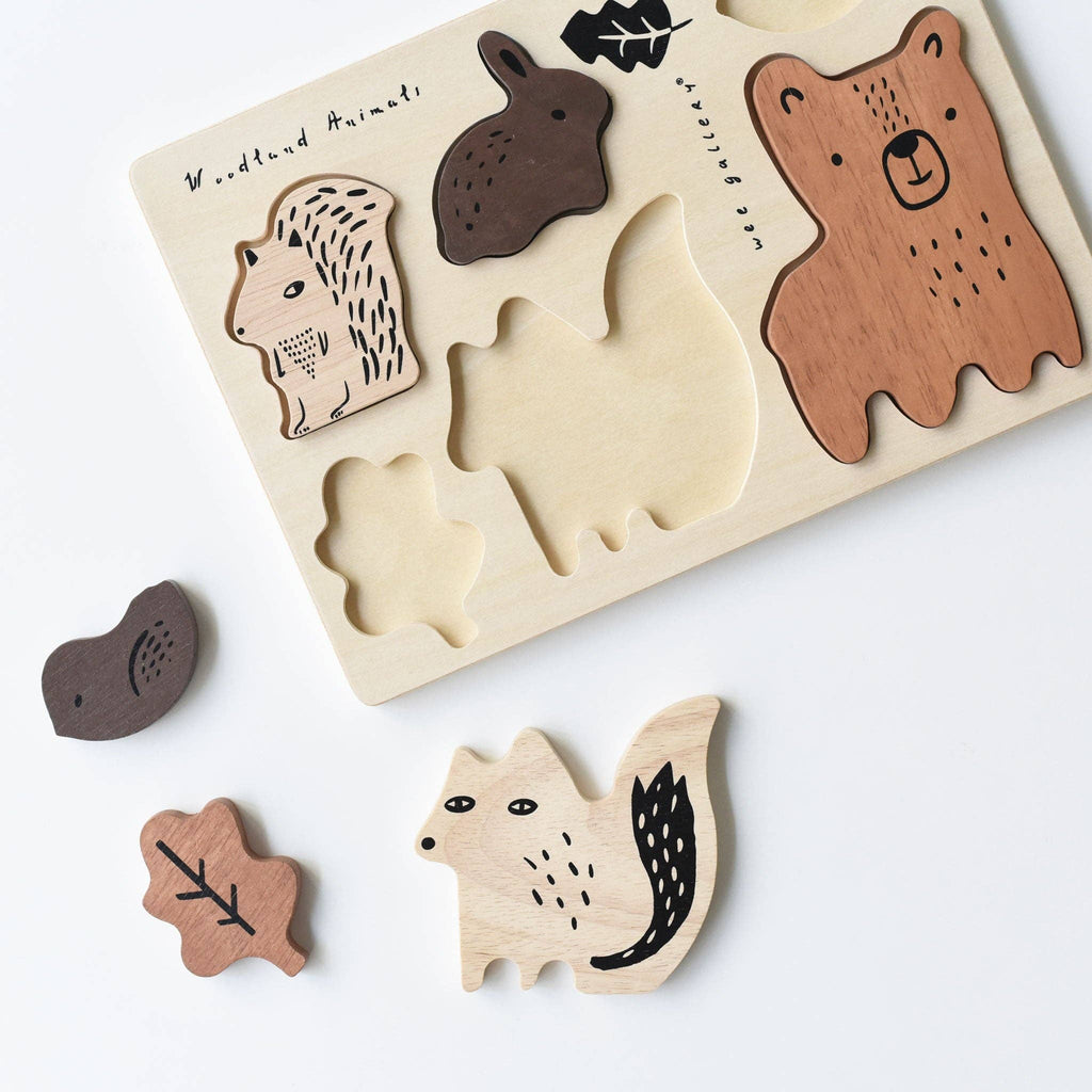 Wooden Tray Puzzle | Woodland Animals - 2nd Edition