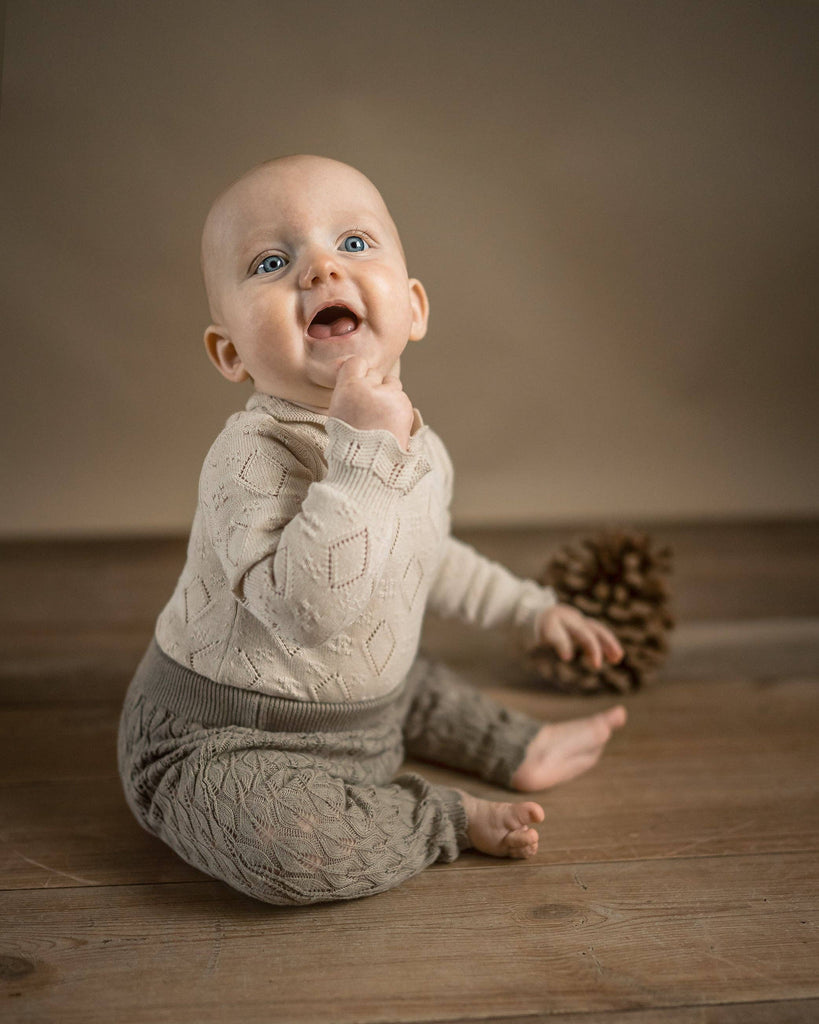 Baby Marianne Bodysuit | Porcelain
