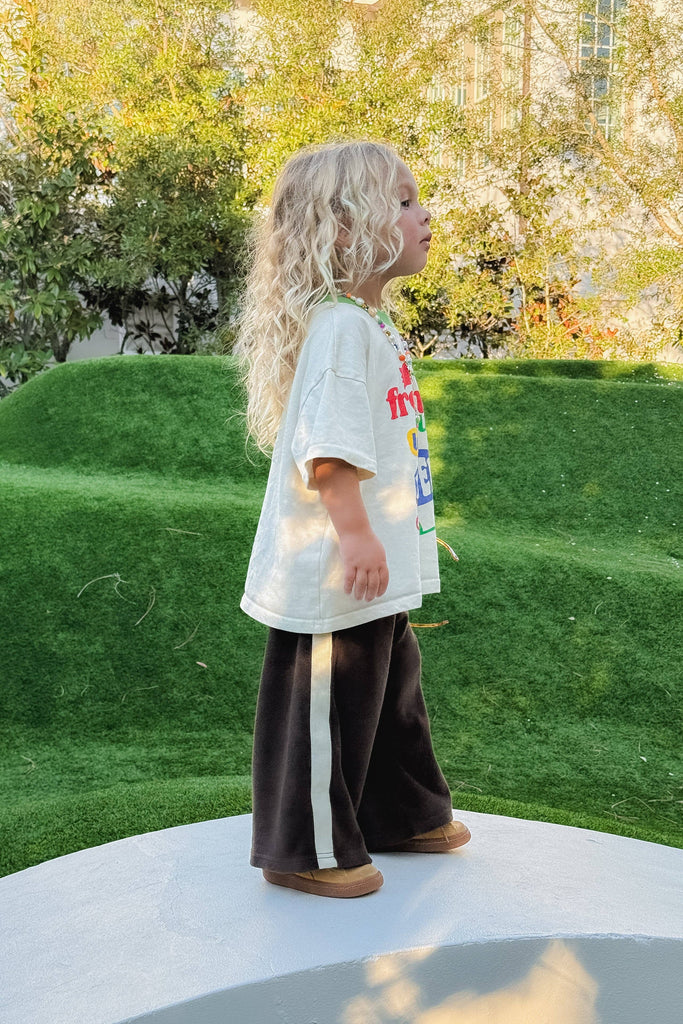 Kids Terry Trackies | Cocoa