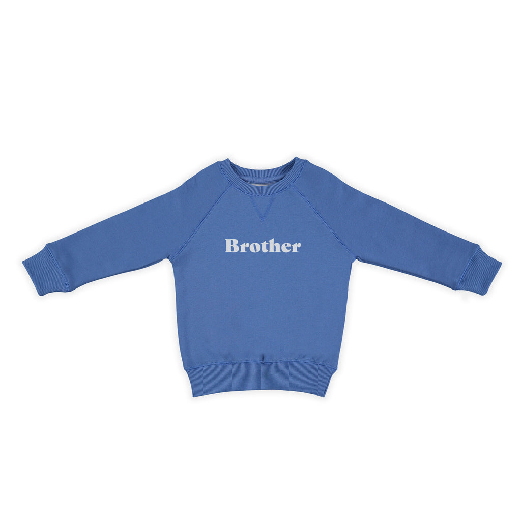 Boys 'Brother' Sweatshirt | Sailor Blue