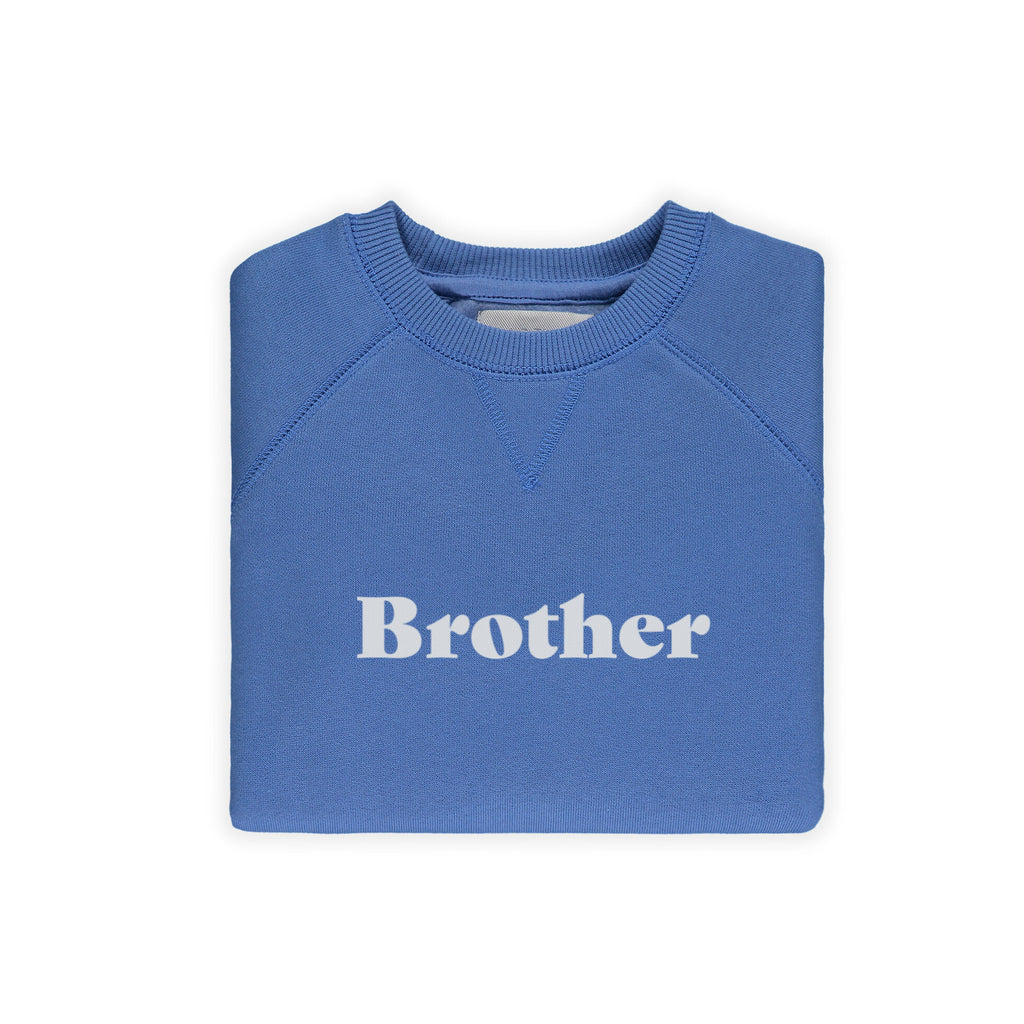 Boys 'Brother' Sweatshirt | Sailor Blue