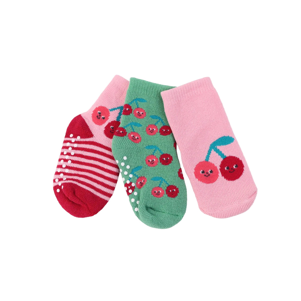 Baby Cherry Character Sock Set | 3pc