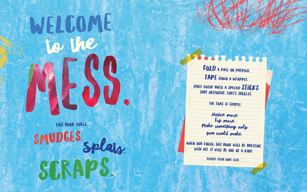 Splatter This Art Book | A Radical Journal with 45 Activities