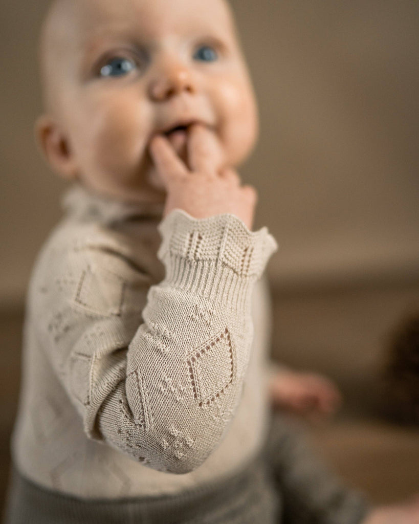 Baby Marianne Bodysuit | Porcelain