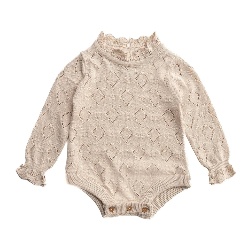 Baby Marianne Bodysuit | Porcelain