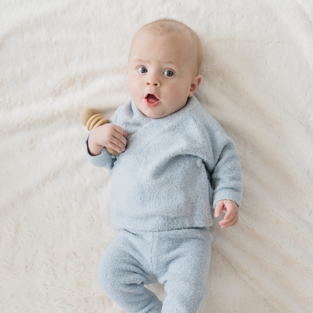 Baby Cozy Kimono Set | Light Blue