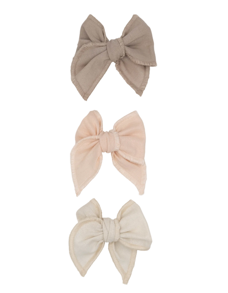 Girls Mini Clips | Neutral Solids