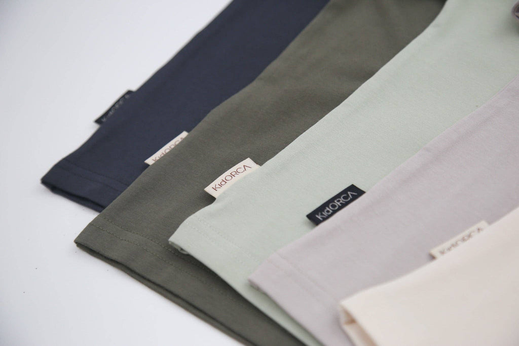 Kids Organic Cotton T-Shirt | Dusty Olive