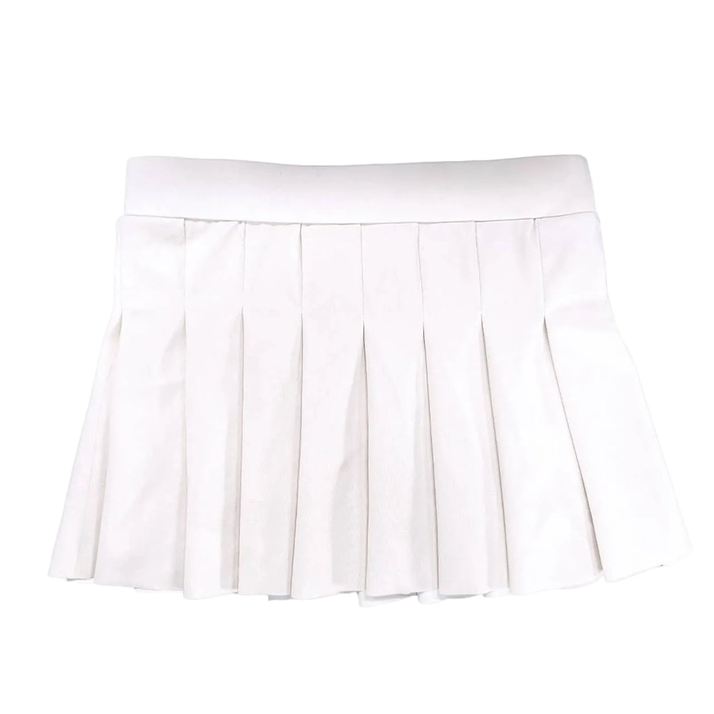 Girls Pleated Active Skirt | White