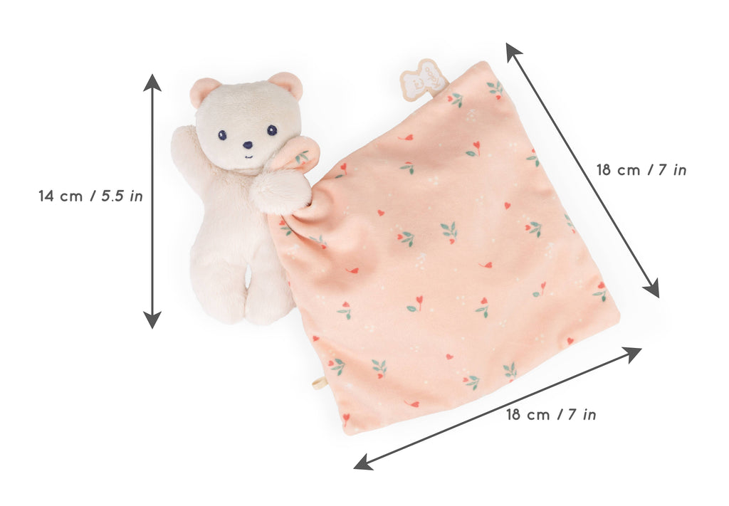 Baby Bear Comforting blanket  | Peach