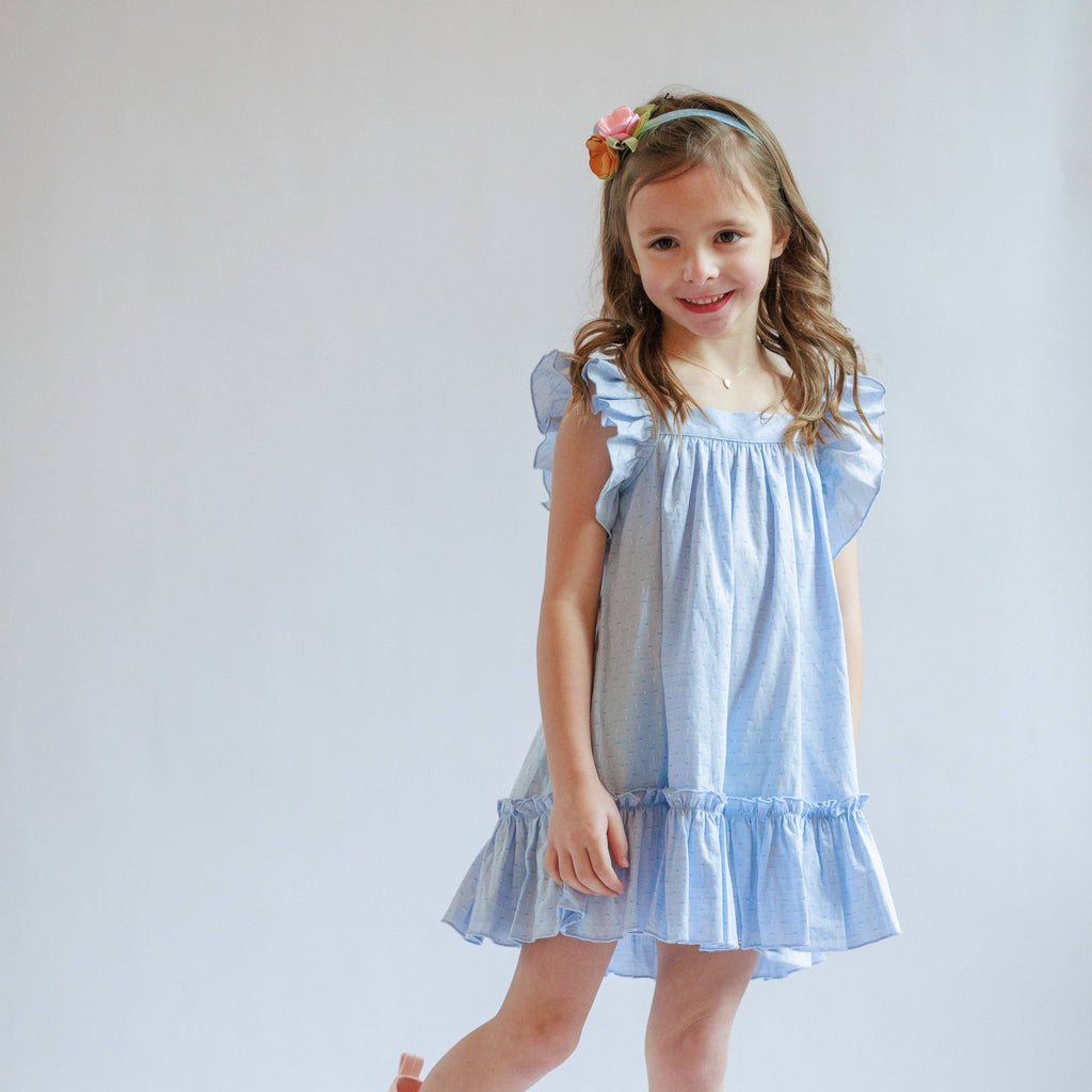 Baby & Girls Tenley Dress| Light Blue
