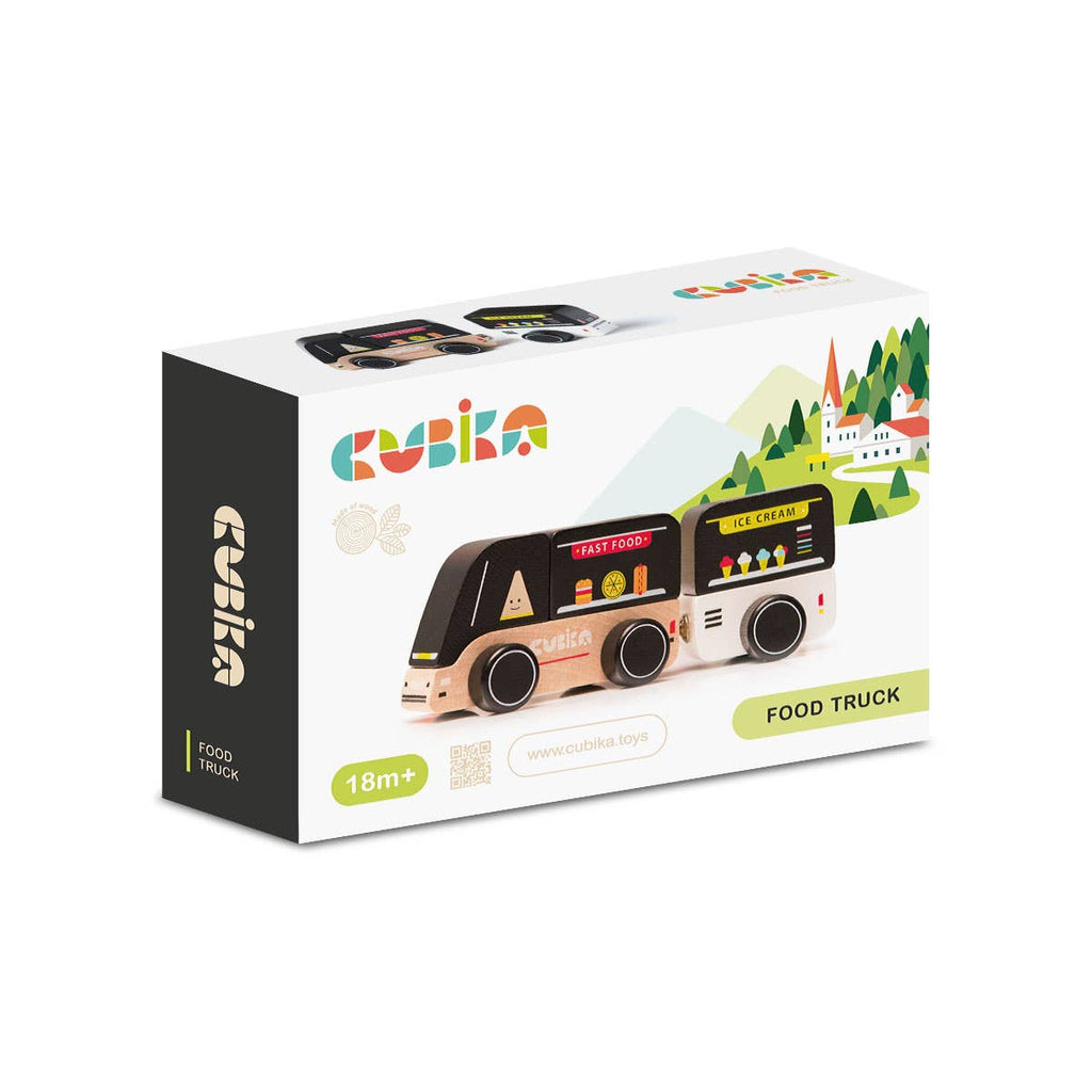 Wooden Food Truck Toy
