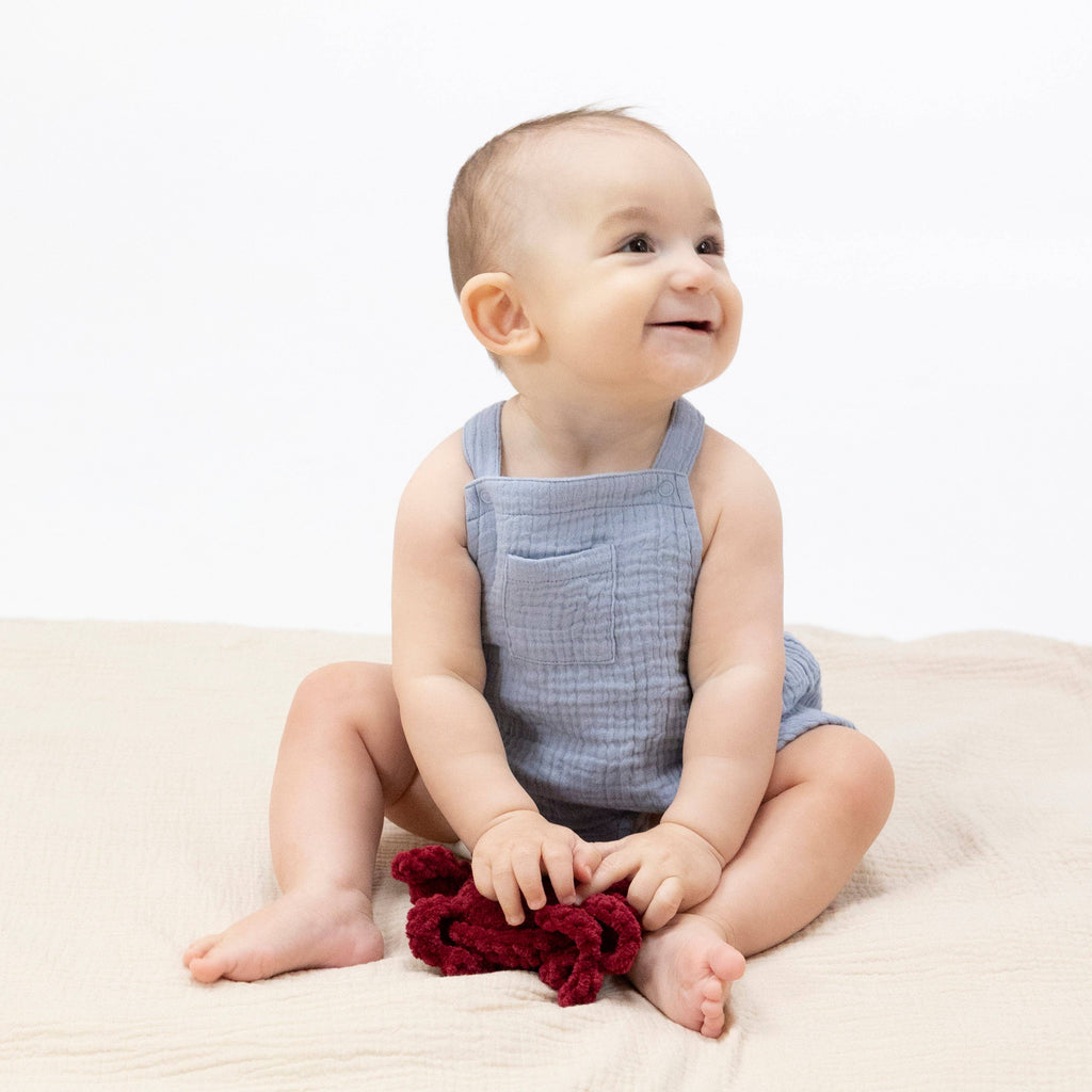 Baby Muslin Sunsuit | Blue