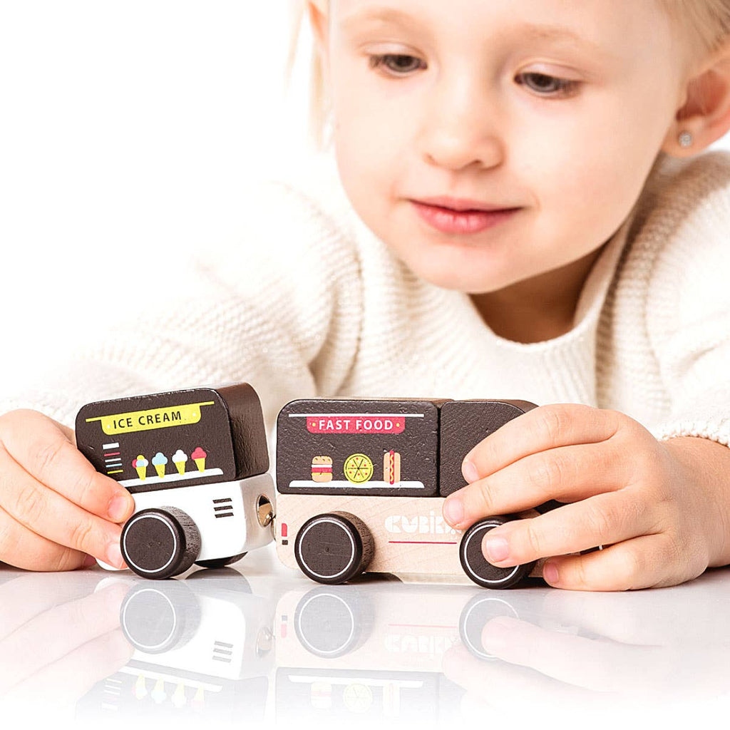 Wooden Food Truck Toy