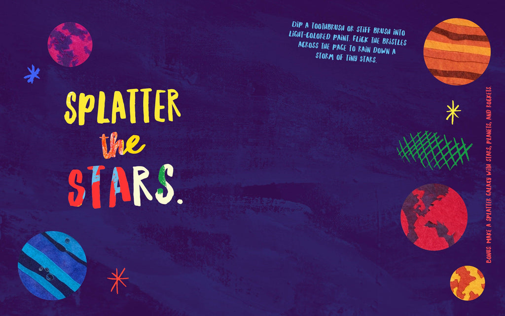 Splatter This Art Book | A Radical Journal with 45 Activities