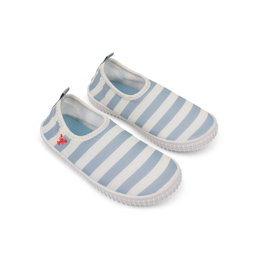Kids Stripe Water Shoes | Blue & White