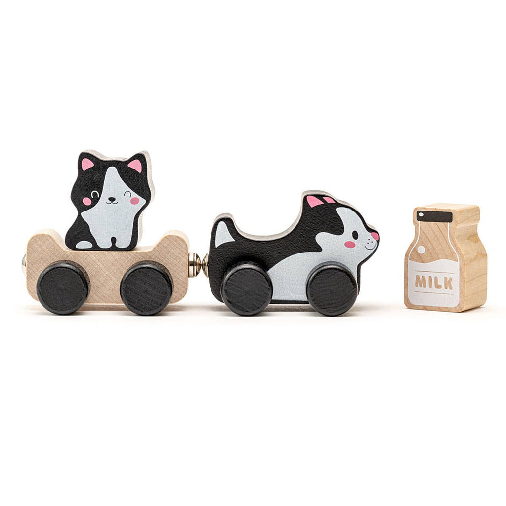 Wooden Clever Кitties Toy Set