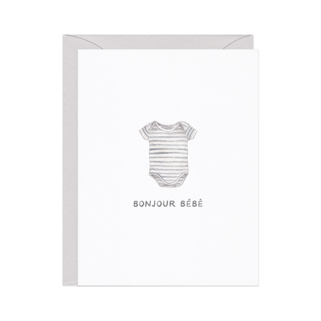 Bonjour Bébé | Baby Card