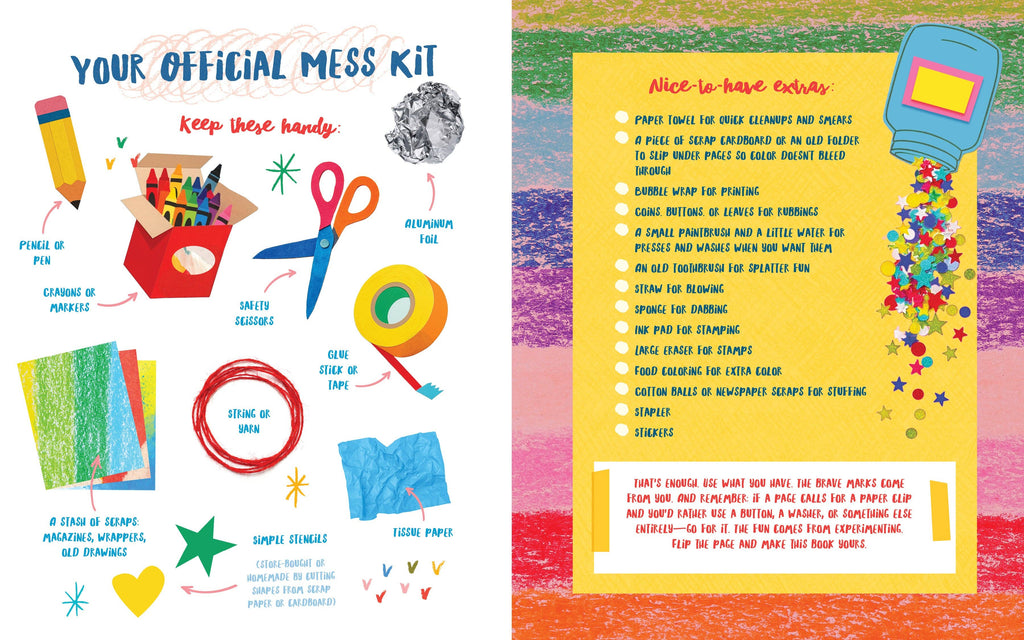 Splatter This Art Book | A Radical Journal with 45 Activities