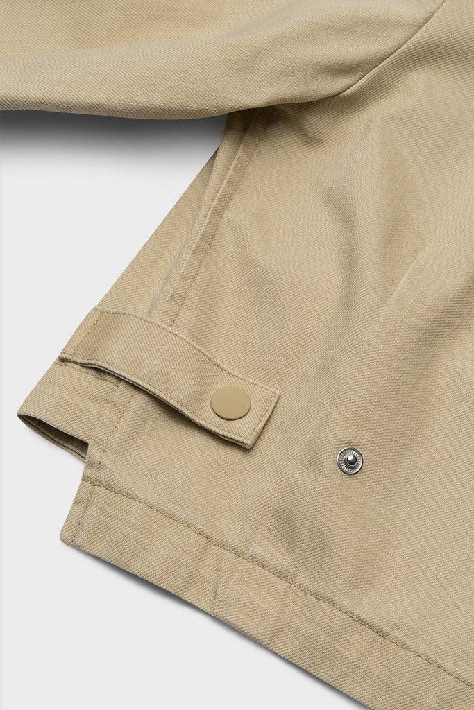 Kids Cropped Cargo Jacket | Tan
