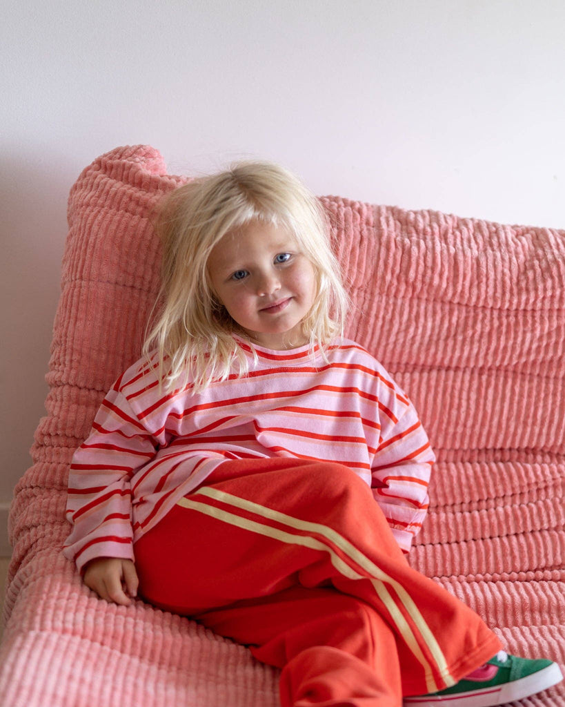 Kids Crosswalk Trackies | Red