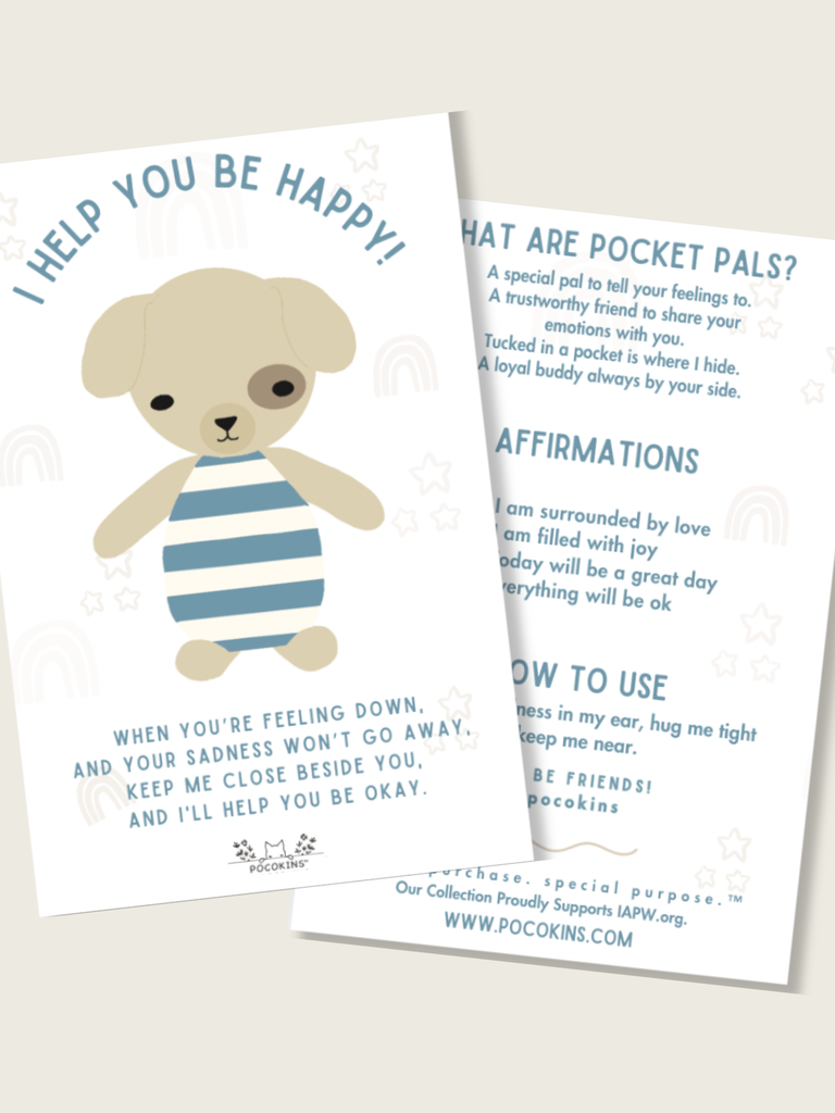 Mini Pocket Pal Theo the Dog