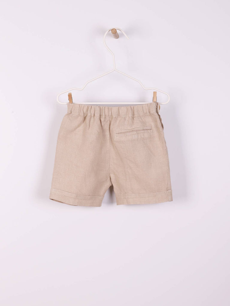 Baby Linen Shorts | Natural