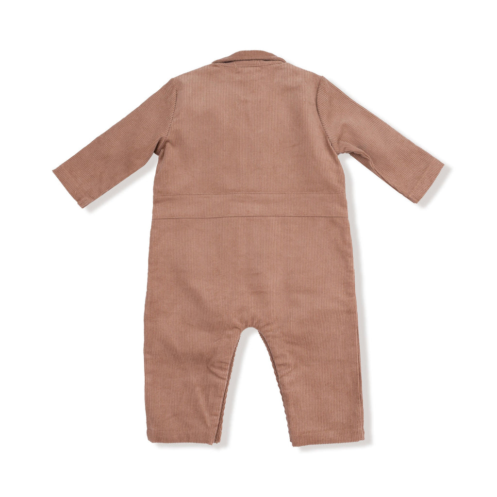 Baby Mechanic Corduroy Jumpsuit | Brown