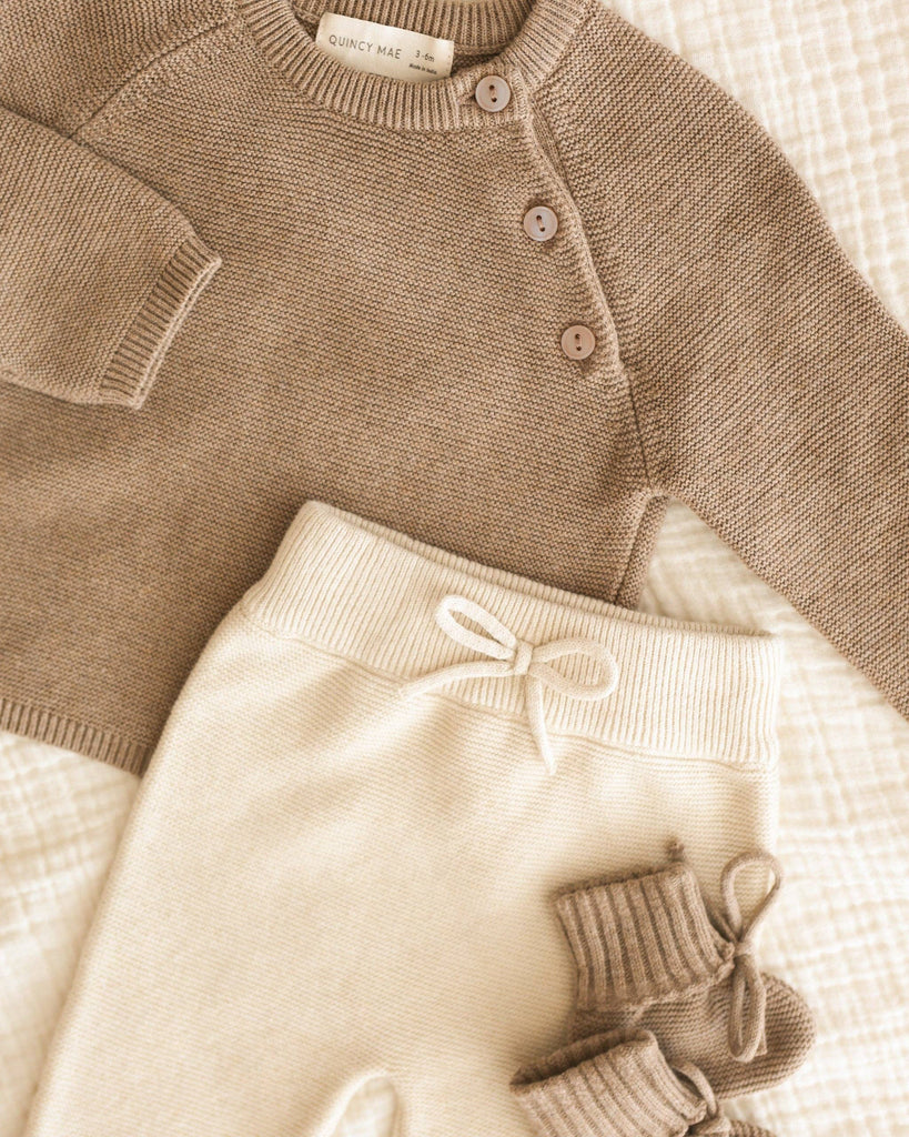 Baby Knit Sweater | Brown