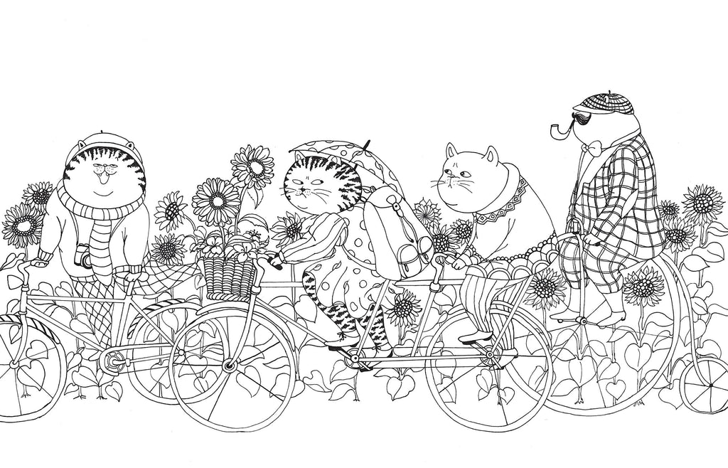 A Million Cats Coloring Book