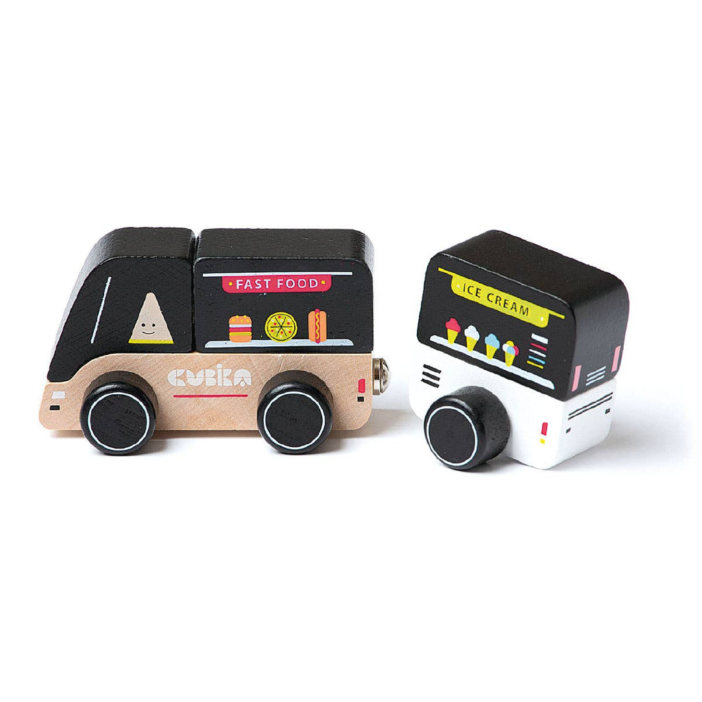 Wooden Food Truck Toy